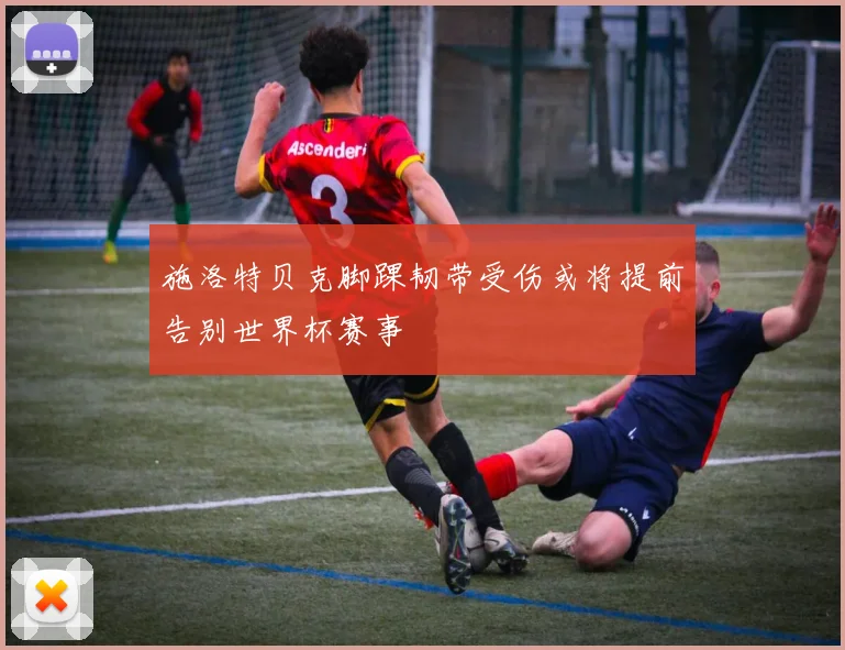 施洛特贝克脚踝韧带受伤或将提前告别世界杯赛事